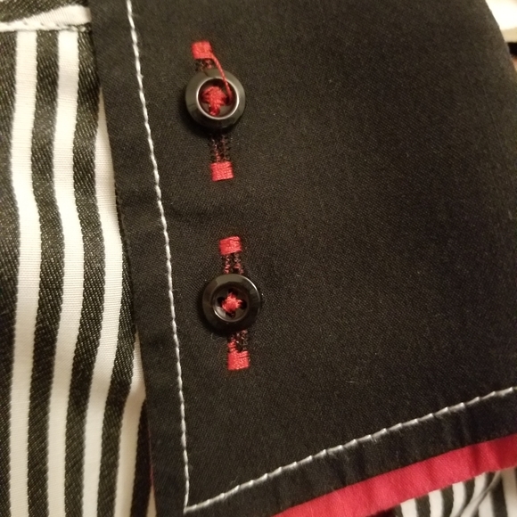 Vintage Italian Arco Baleno button down shirt sz L - Picture 4 of 13